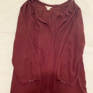 burgundy Cato shirt